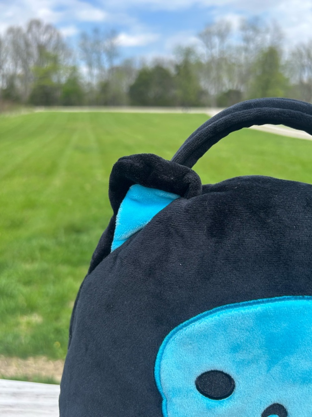 Squishmallows Original Stump the Skeleton Cat-Soft Plush Candy Bucket- Bag Flaw - Picture 2 of 14